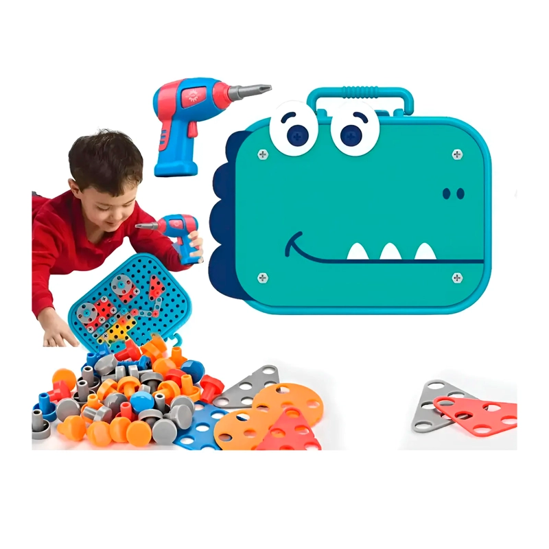 JUGUETE PUZZLES 2D, 3D HERRAMIENTA TORNILLOS TALADRO - 1