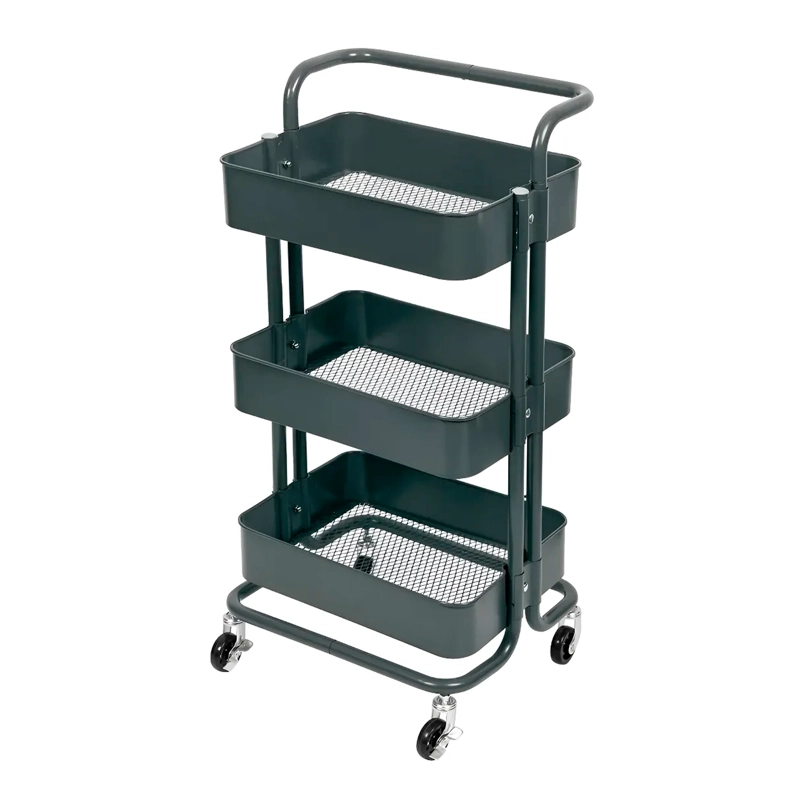 CARRITO ORGANIZADOR ALMACENAMIENTO 3 NIVELES CON RUEDAS - 1