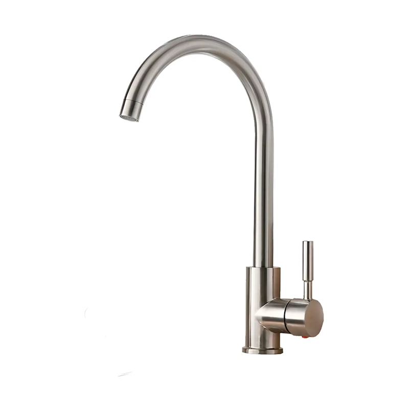 GRIFO MONOMANDO LLAVE LAVAPLATOS LAVALOZA ACERO INOXIDABLE - 5