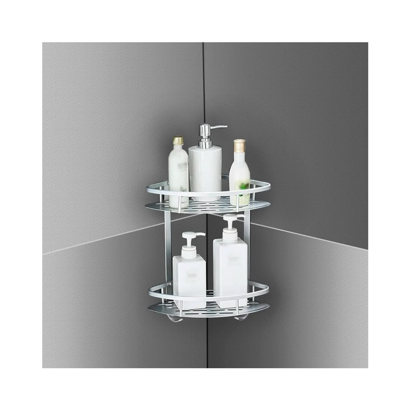 ORGANIZADOR PARA DUCHA ESTANTE ESQUINERO 2 NIVELES MULTIUSO - 3