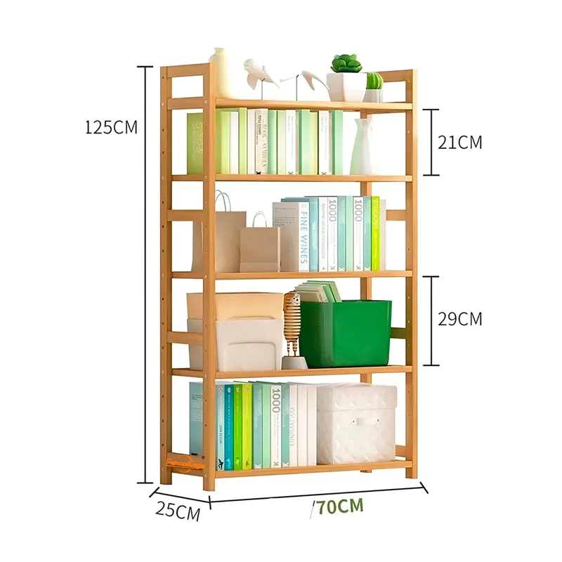 ORGANIZADOR ESTANTE DE BAMBU 5 NIVELES DE COCINA Y BAÑO - 6