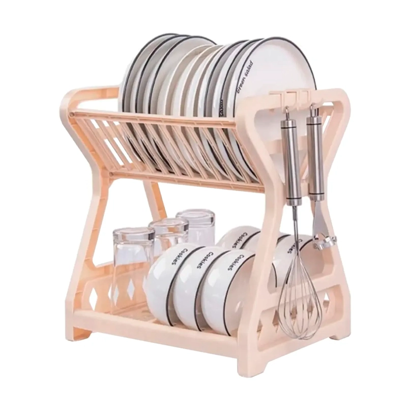 SECADOR ESCURRIDOR DE PLATOS 2 NIVELES PLASTICO ESCURRIDOR - 1