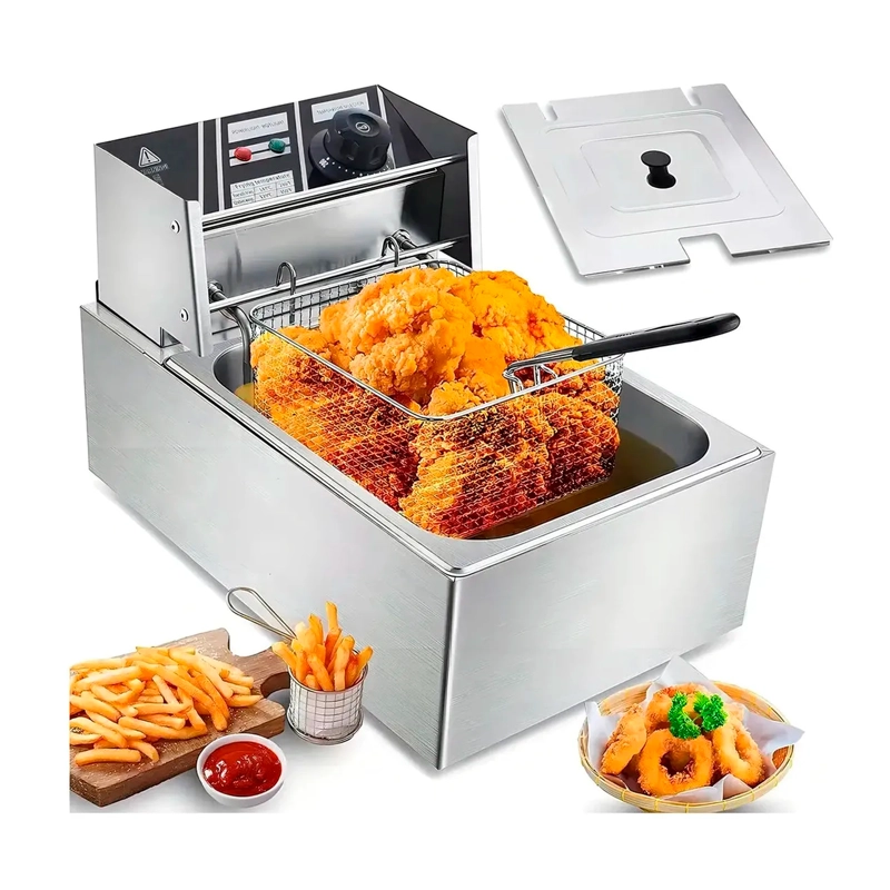 FREIDORA ELECTRICA UN DEPOSITO 6 LITROS 2500W - 1