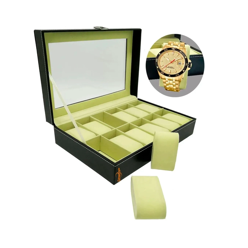CAJA ORGANIZADORA DE 12 RELOJES DE LUJO - 1