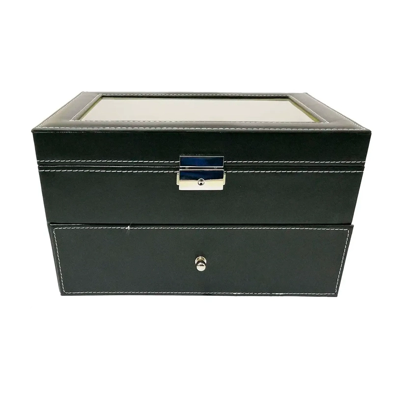 CAJA ORGANIZADORA 20 RELOJES CON CAJONERA - 3