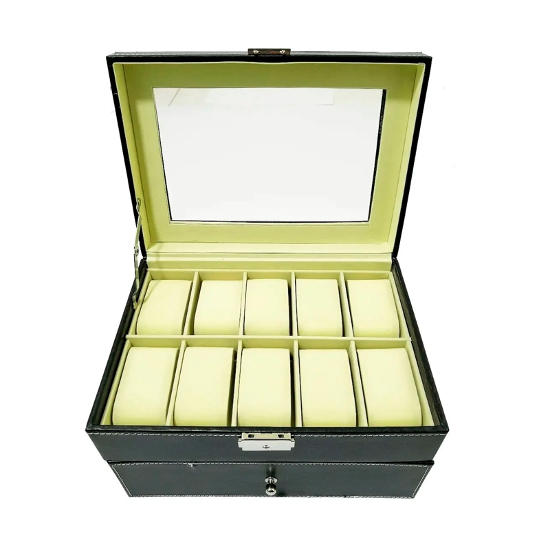 CAJA ORGANIZADORA 20 RELOJES CON CAJONERA - 4