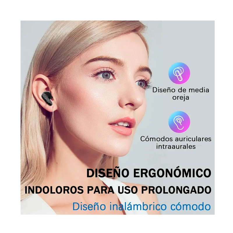 AUDIFONOS INALAMBRICOS BLUETOOTH S90 MANOS LIBRE AURICULARES - 5