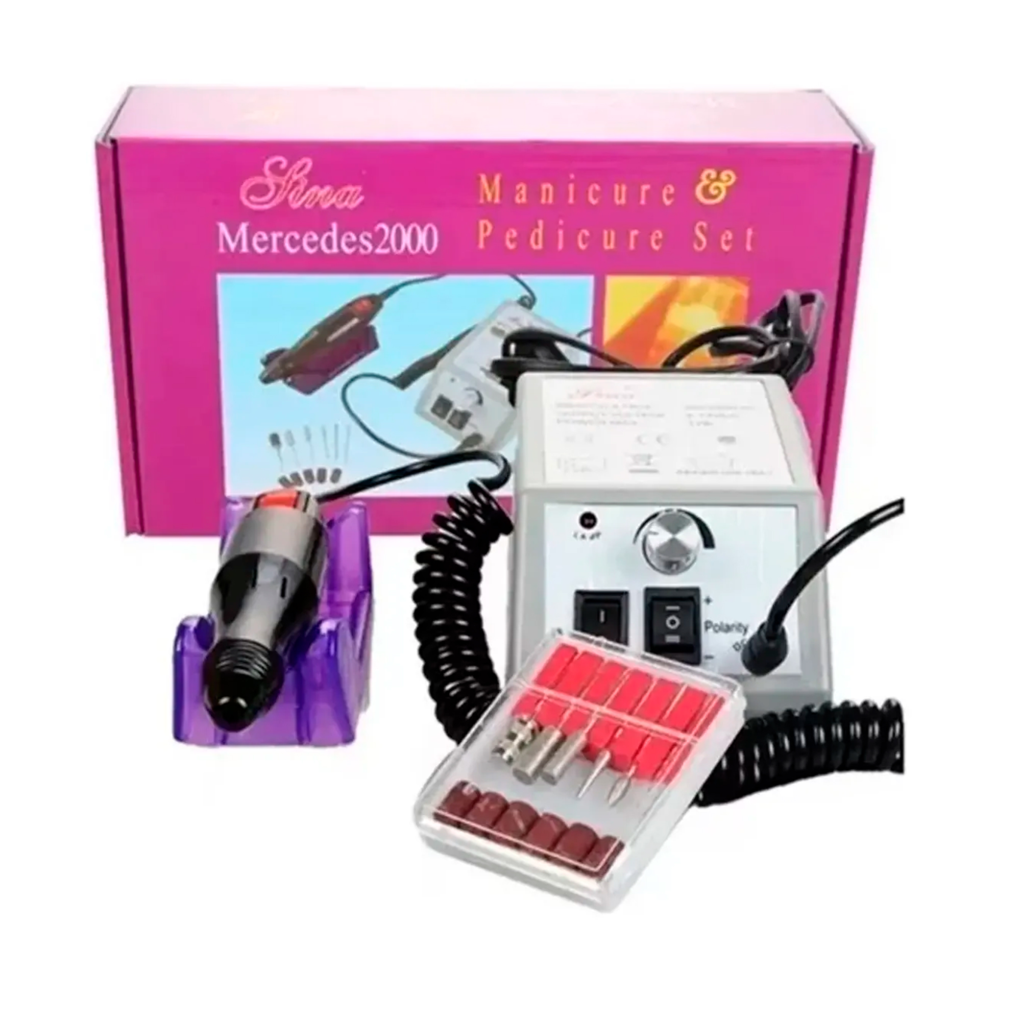 SET TORNO PROFESIONAL PARA UÑAS ACRILICAS MANICURE PEDICURE - 1
