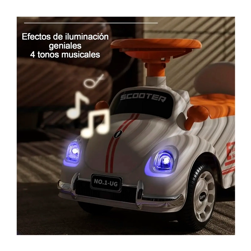CORREPASILLOS AUTO ANDADOR INFANTIL CON SONIDO - 4