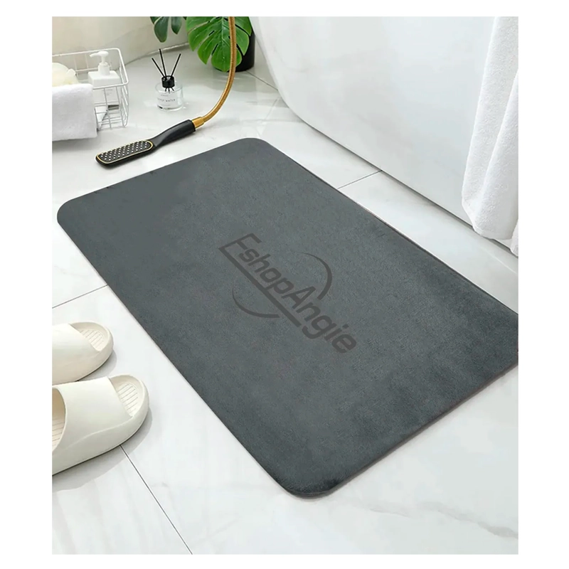 ALFOMBRA DE BAÑO MICROFIBRA ANTIDESLIZANTE ABSORBENTE 78X49 - 2