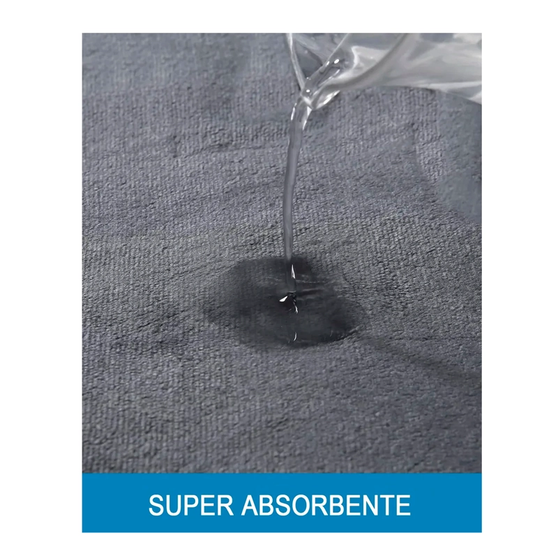 ALFOMBRA DE BAÑO MICROFIBRA ANTIDESLIZANTE ABSORBENTE 78X49 - 4