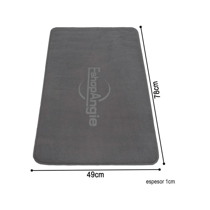 ALFOMBRA DE BAÑO MICROFIBRA ANTIDESLIZANTE ABSORBENTE 78X49 - 7
