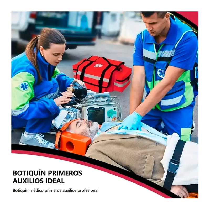 BOTIQUIN MALETA PRIMEROS AUXILIOS MEDIANO PARAME DICO ULTRA RESISTENTE - 7