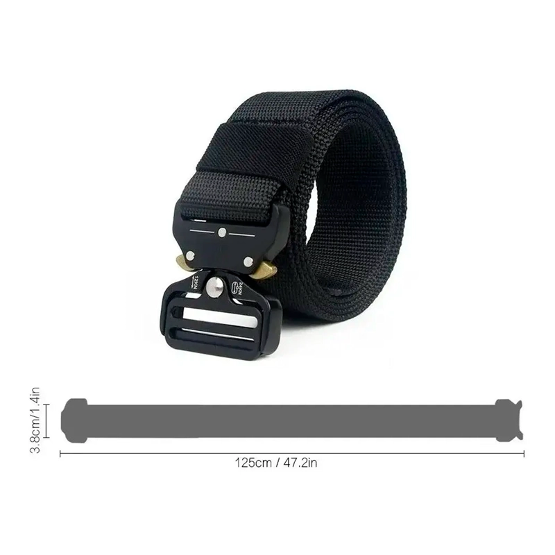 CINTURON TACTICO MILITAR AIRSOFT TACTICO OUTDOOR HEBILLA - 4