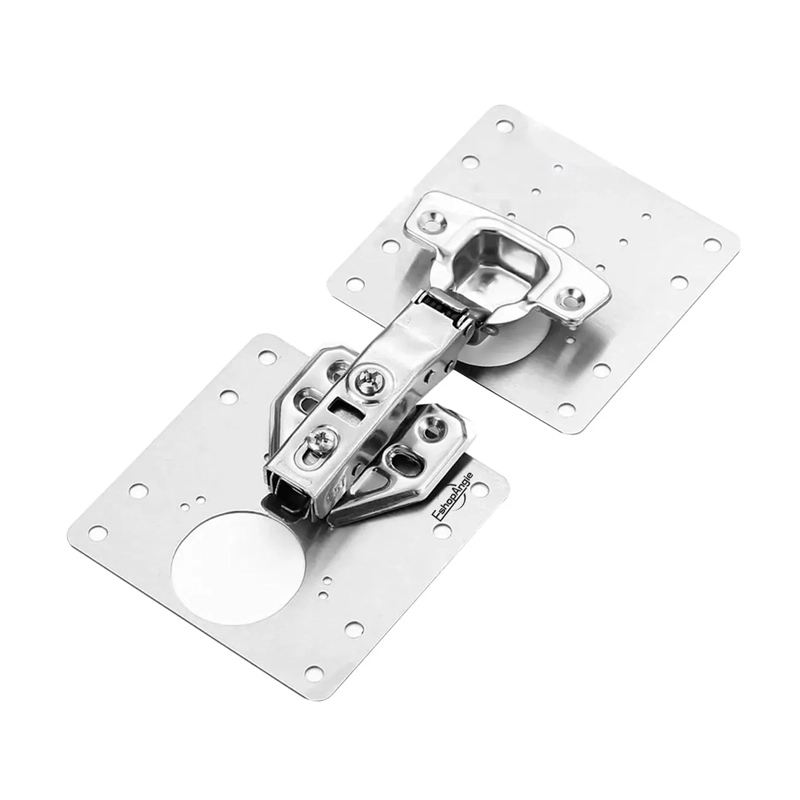 10U PLACAS REPARACION BISAGRA MUEBLE PUERTA ACERO INOXIDABLE - 3