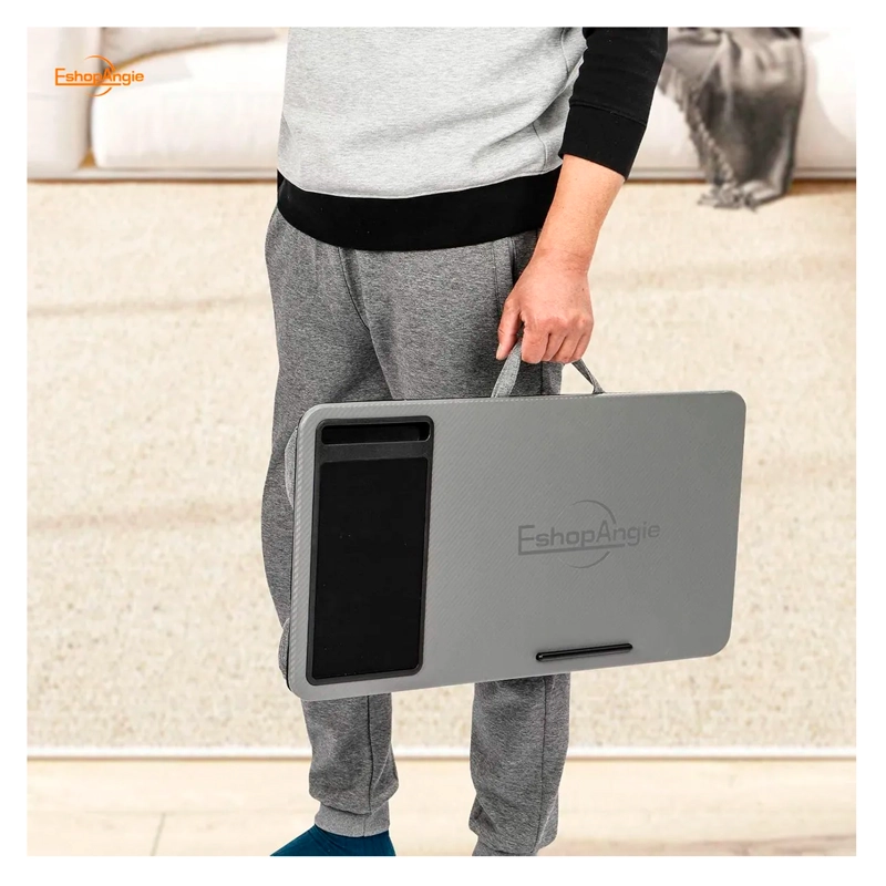 SOPORTE NOTEBOOK CAMA BANDEJA CELULAR MOUSE ERGONOMICO - 4