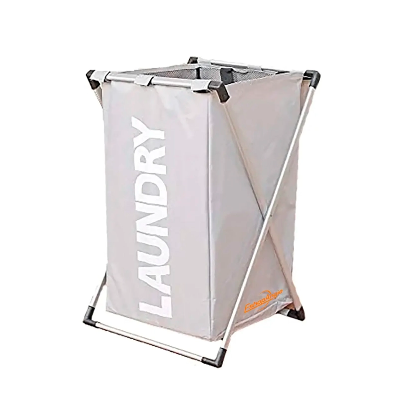 CESTA CANASTO PLEGABLE ALMACENAMIENTO ROPA SUCIA - 1