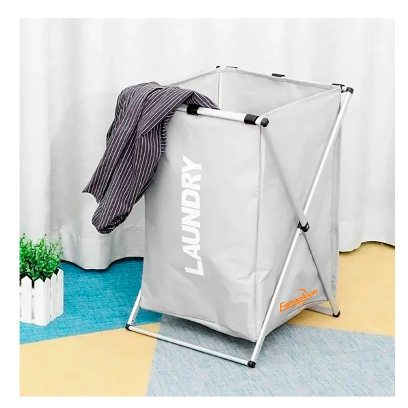 CESTA CANASTO PLEGABLE ALMACENAMIENTO ROPA SUCIA - 2