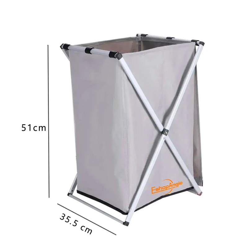 CESTA CANASTO PLEGABLE ALMACENAMIENTO ROPA SUCIA - 4