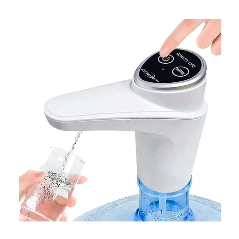DISPENSADOR AGUA ELECTRICO PORTATIL USB BIDON BOTELLON - 1