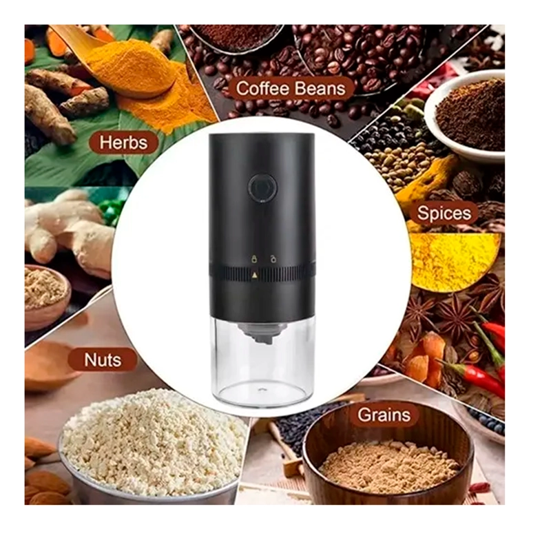 MOLEDOR DE GRANOS MOLINILLO ELECTRICO CAFE INALAMBRICO USB - 2