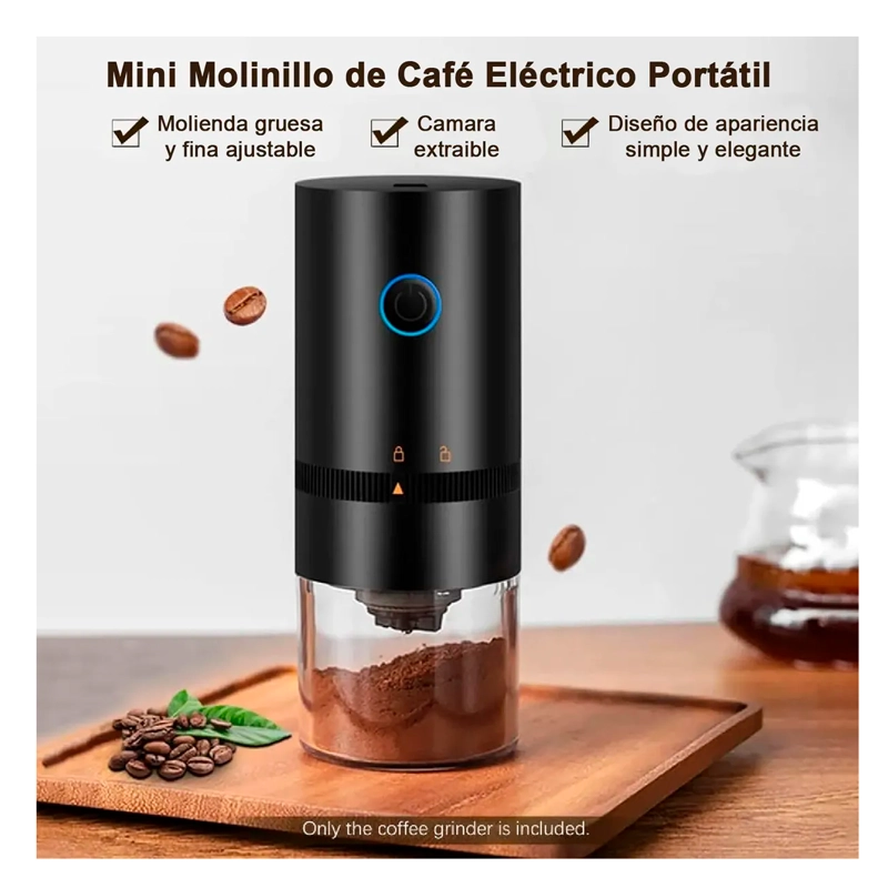 MOLEDOR DE GRANOS MOLINILLO ELECTRICO CAFE INALAMBRICO USB - 5