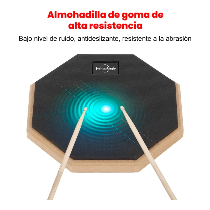 PAD DE PRACTICA BATERIA CON ATRIL Y BOLSO - 4