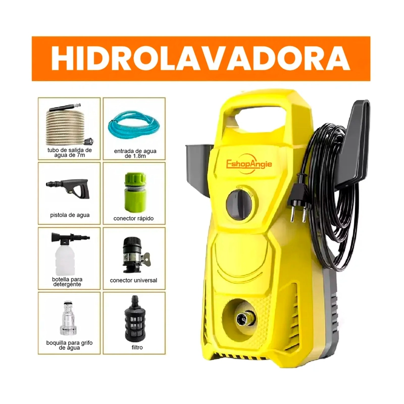 HIDROLAVADORA ALTA PRESION Y MULTIFUNCION 3000W - 5