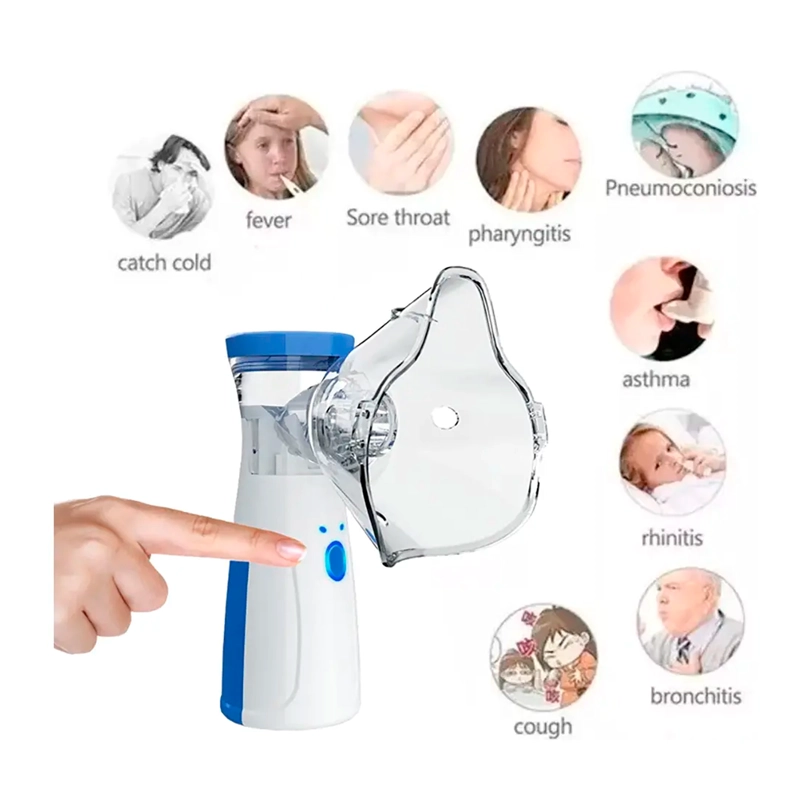 NEBULIZADOR PORTATIL NIÑOS ADULTOS MESH INHALADOR USB - 8