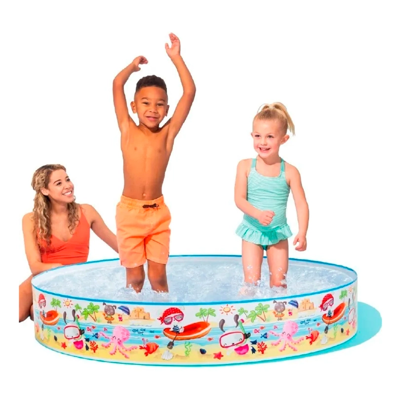PISCINA RIGIDA REDONDA PARA NIÑOS 152X25CM - 1
