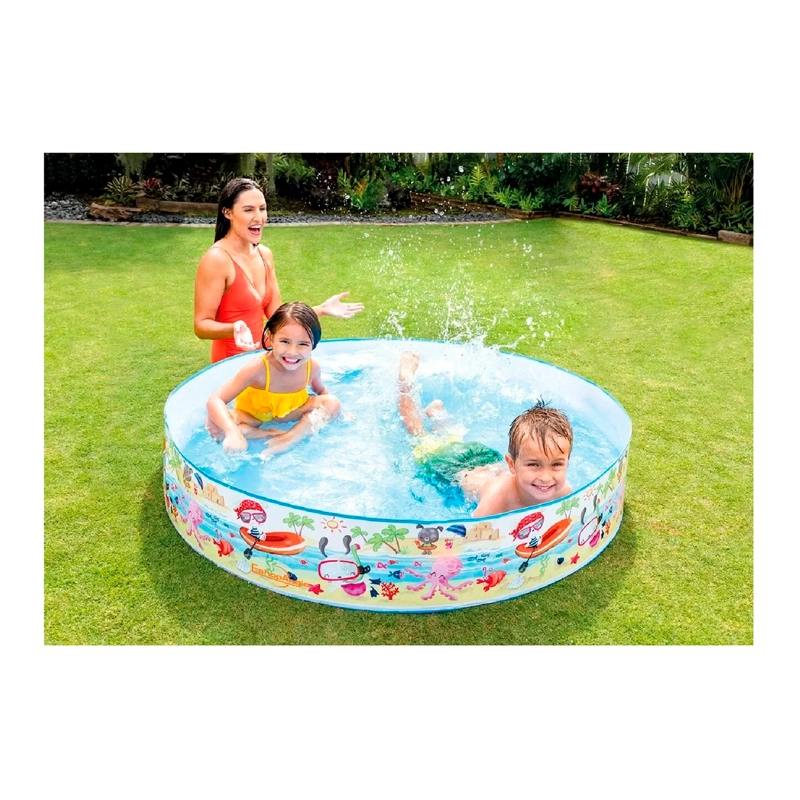 PISCINA RIGIDA REDONDA PARA NIÑOS 152X25CM - 4
