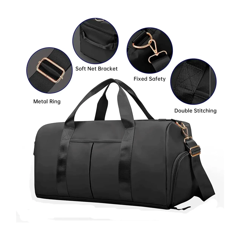 BOLSA DEPORTIVA GRAN CAPACIDAD PARA GYM, VIAJES IMPERMEABLE - 3