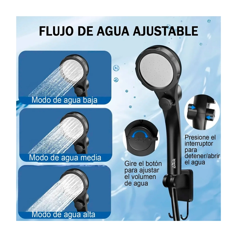 DUCHA PORTATIL CAMPING 20L RECARGABLE CON PANTALLA LED - 4