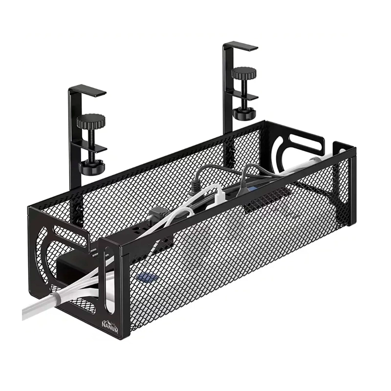 ORGANIZADOR DE CABLES ESCRITORIO BANDEJA REJILLA SIN TALADRO - 5