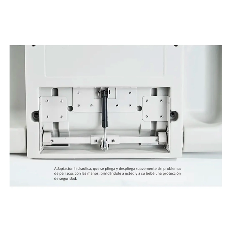 MUDADOR CAMBIADOR PLEGABLE PARA BEBE HORIZONTAL BAÑO PUBLICO - 5
