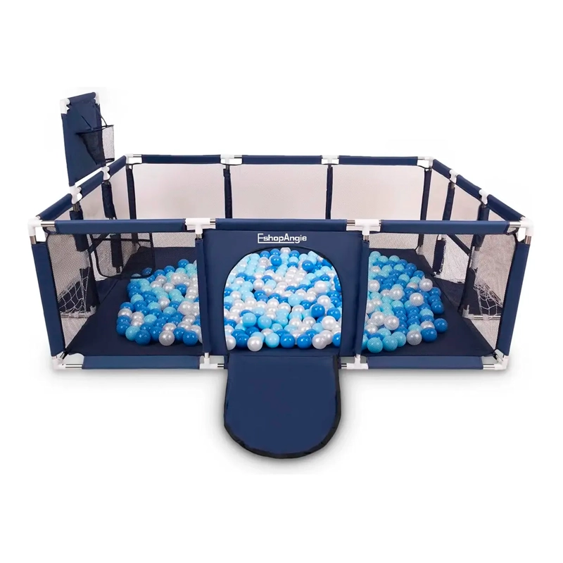 CORRAL SEGURIDAD BEBES CON ARO DE BASKET 180CM SIN PELOTAS - 1