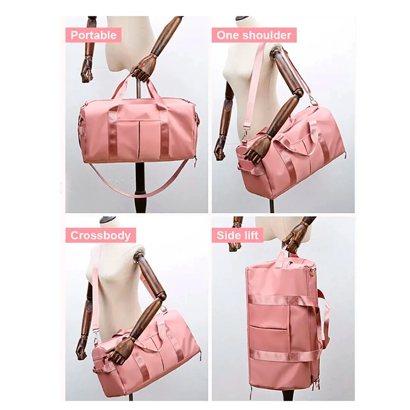 BOLSA DEPORTIVA GRAN CAPACIDAD PARA GYM, VIAJES IMPERMEABLE - 4