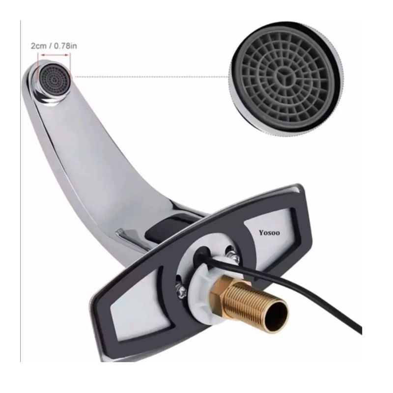 LLAVE LAVAMANOS MODERNO SENSOR INFRARROJO - 2