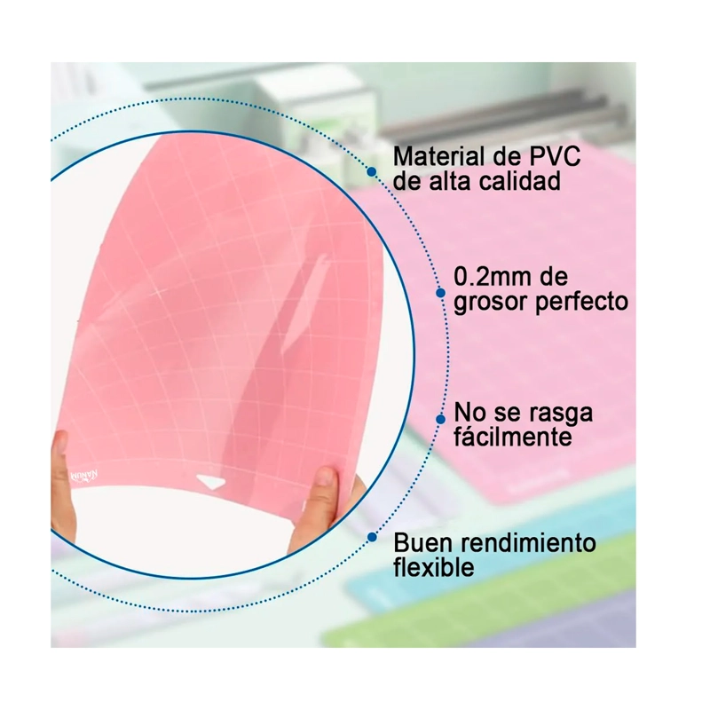 KIT DE 4 TAPETES DE CORTE 30X30 COMPATIBLES CON CRICUT/CAMEO - 4