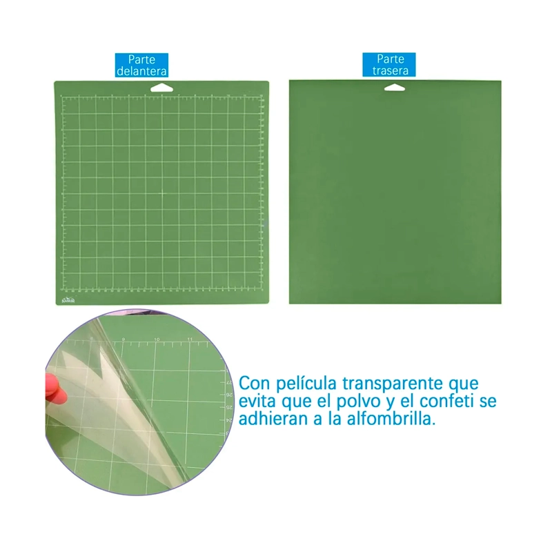KIT DE 4 TAPETES DE CORTE 30X30 COMPATIBLES CON CRICUT/CAMEO - 5