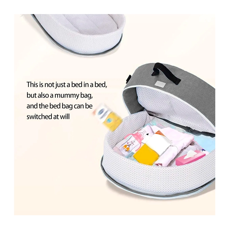 CAMA MOISE S PARA BEBE  PORTATIL PLEGABLE CON MOSQUITERA - 3