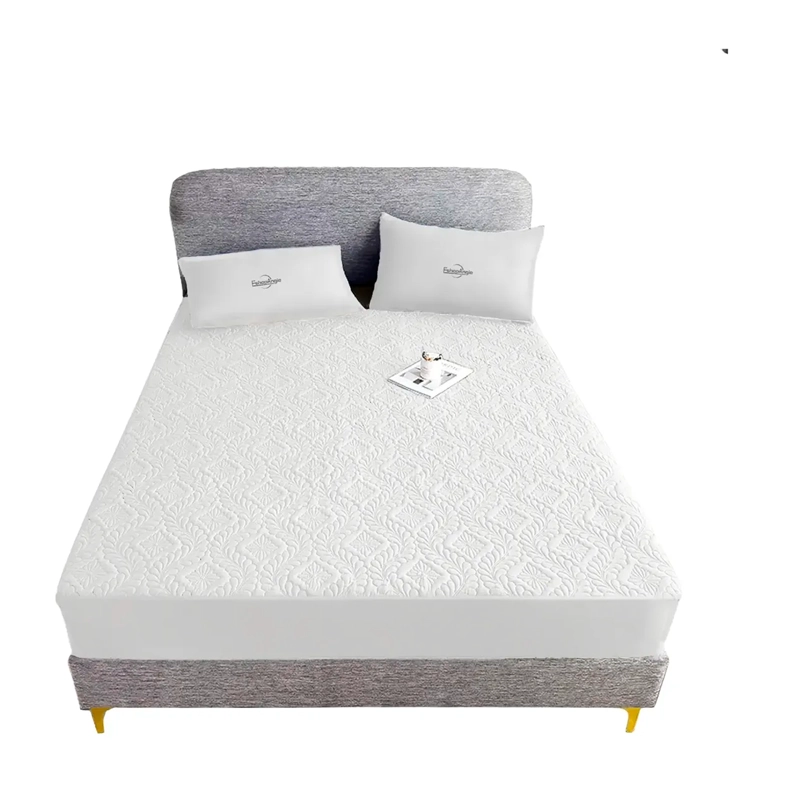 CUBRE COLCHON 2 PLAZAS PROTECTOR DE MANCHA IMPERMEABLE - 10