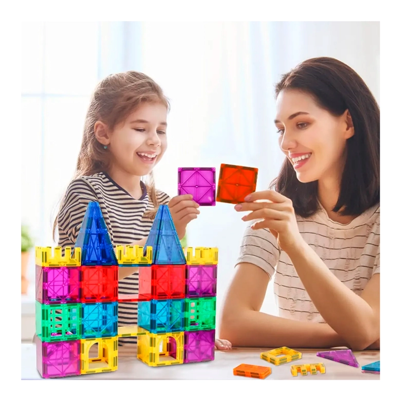 JUEGO DE BLOQUES DE CONSTRUCCION MAGNE TICOS 3D 60 PIEZAS - 7