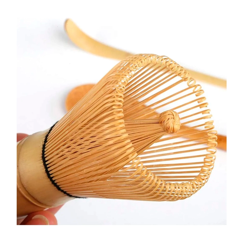 JUEGO DE TE  MATCHA JAPONES SET BATIDOR CHASEN CUCHARAS BAMBU - 2