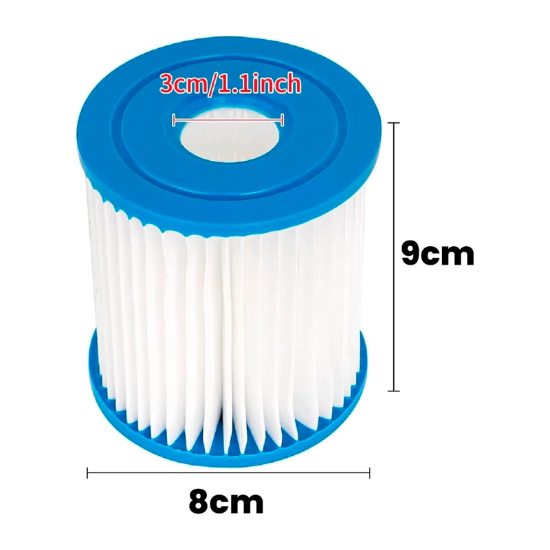 PACK 4 REPUESTO CARTUCHO DE FILTRO TIPO I BESTWAY PISCINA - 5