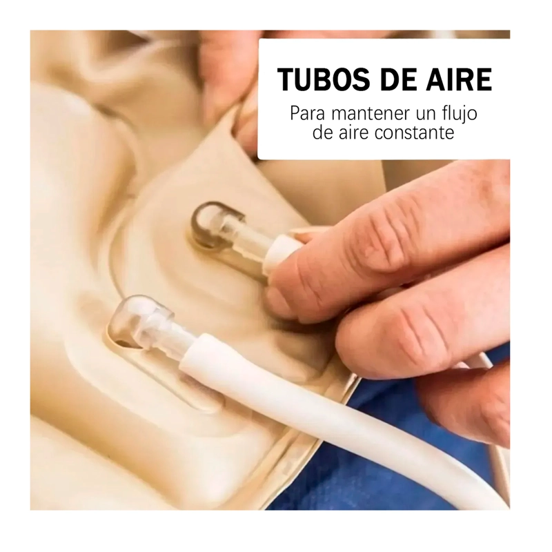 COLCHON ANTIESCARAS INFLABLE CON MOTOR COMPRESOR AIRE 200X90 - 6