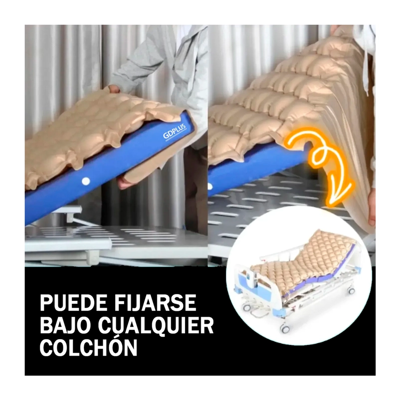 COLCHON ANTIESCARAS INFLABLE CON MOTOR COMPRESOR AIRE 200X90 - 7