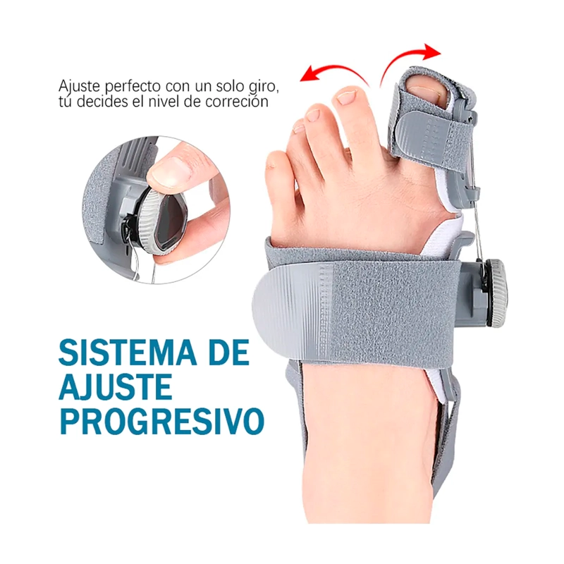 CORRECTOR DE JUANETES FERULA PERILLA AJUSTABLE ORTOPEDICA - 7