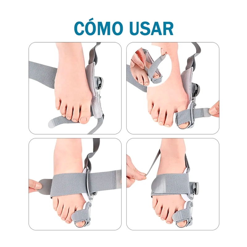 CORRECTOR DE JUANETES FERULA PERILLA AJUSTABLE ORTOPEDICA - 8
