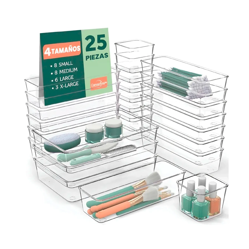 SET DE 25 CAJONES DE ESCRITORIO ORGANIZADORES - 1